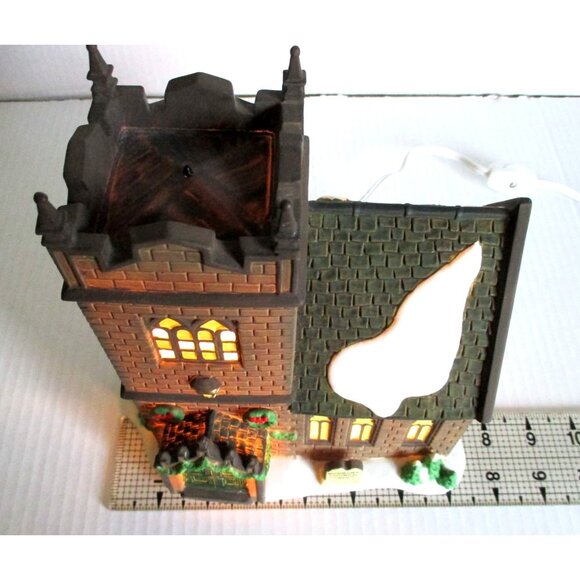 Dept.56 Dickens Sudbury Church Christmas Village Light-Up House Building - Picture 8 of 10